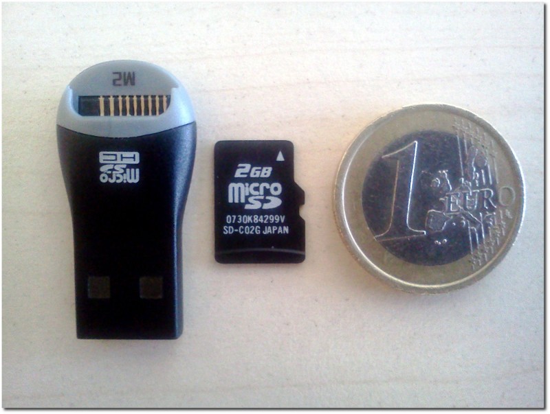 MicroSD, adattatore, Euro